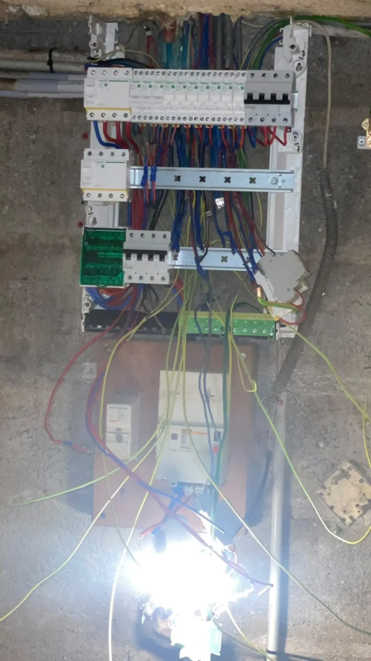 Électricité — chantier 1